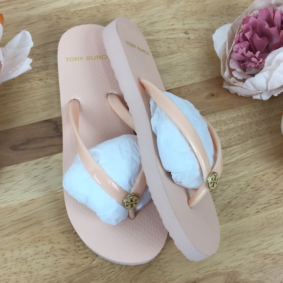Tory Burch Pink Flip Flop Sandals 5M - Picture 2 of 8
